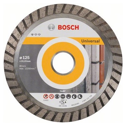    Standard for Universal Turbo Bosch 125 x 22,23 x 2 x 10 mm (2608602394) Bosch