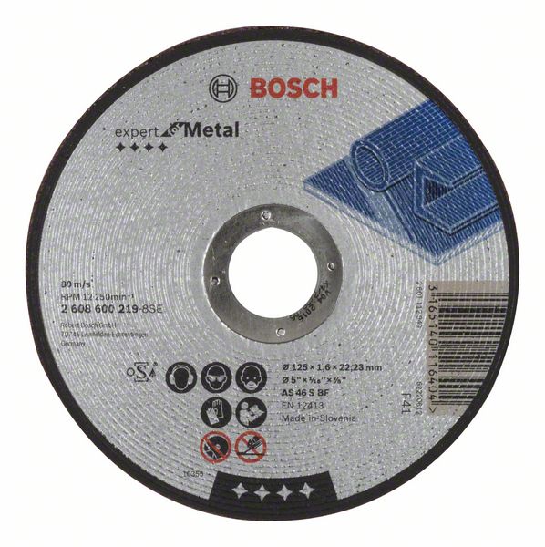  , , Expert for Metal Bosch AS 46 S BF, 125 mm, 1,6 mm (2608600219) Bosch