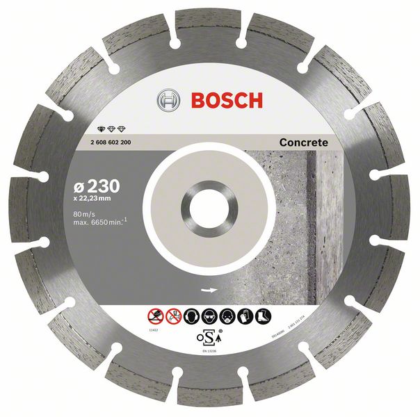    Standard for Concrete Bosch 180 x 22,23 x 2 x 10 mm (2608602199) Bosch